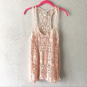 Breeze Ever / Light Pink Knitted Tank Top